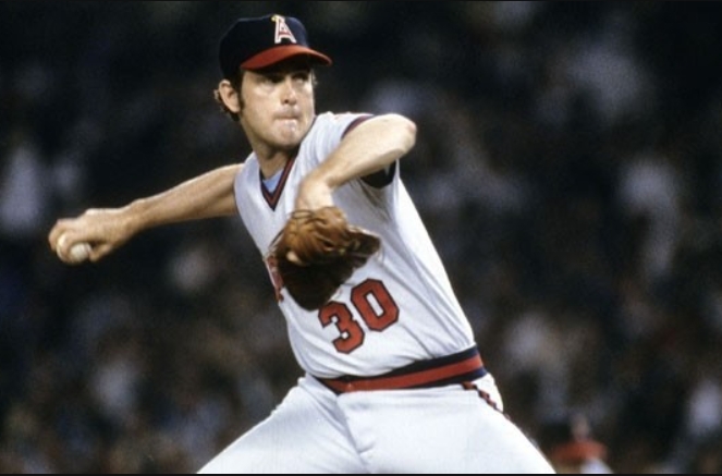 역대 메이저리그 최고의 강속구 투수로 평가받는 놀란 라이언.