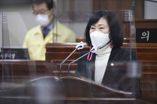 27일 열린 제247회 제2차 정례회 제2차 본회의 장숙희 의원/사진=순천시의회