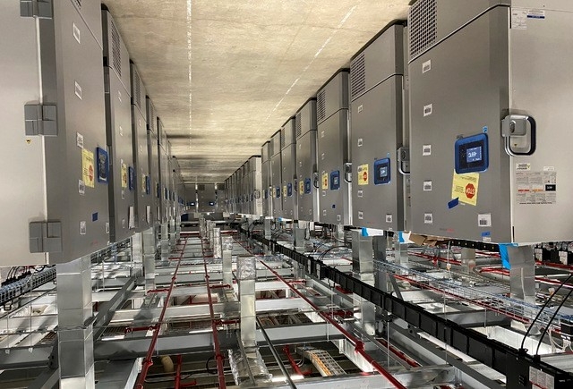 미국 미시간주 캘러머주에 있는 제약사 화이자의 신종 코로나바이러스 감염증(코로나19) 백신 저장 시설. 화이자가 제공한 것이다.