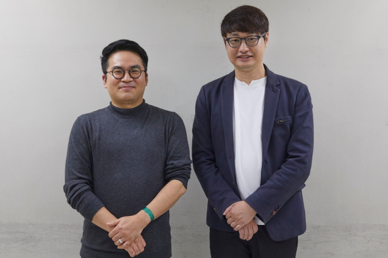 '네코제의밤'에 참여한 넥슨 유종호 사운드팀장(왼쪽)과 박성배 교수.