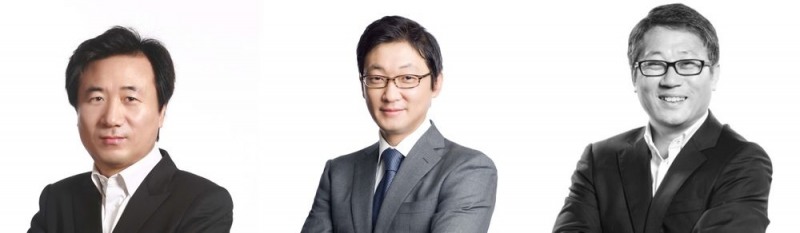 (사진=좌측부터_유신열 신세계디에프 대표이사, 문성욱 시그나이트파트너스 대표이사, 정의철 신세계사이먼 지원개발담당 전무)/신세계그룹 제공