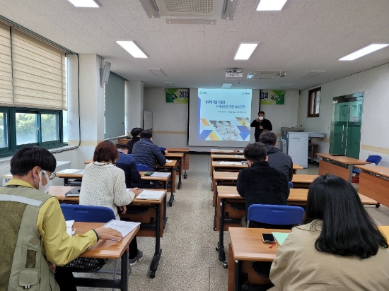 클로렐라를 농업에 접목한 현장실증시험 결과용역보고회/사진=영암군