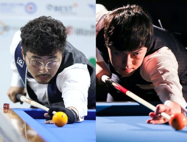 김준태는 1, 2위 승부치기, 안지훈은 2, 3위 승부치기-고생끝에 16강 합류-코리아 당구 그랑프리