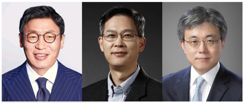 (좌측부터) 생활가전사업부장 이재승 사장, 메모리사업부장 이정배 사장, Foundry사업부장 최시영 사장 / 사진 제공 = 삼성전자