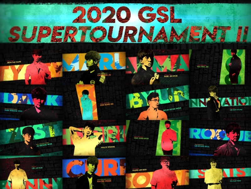 2020 GSL 슈퍼 토너먼트 시즌2 공식 포스터(사진=아프리카TV 제공).