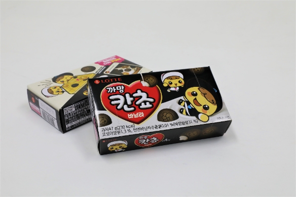 롯데제과, '까망 칸쵸 바닐라' 출시