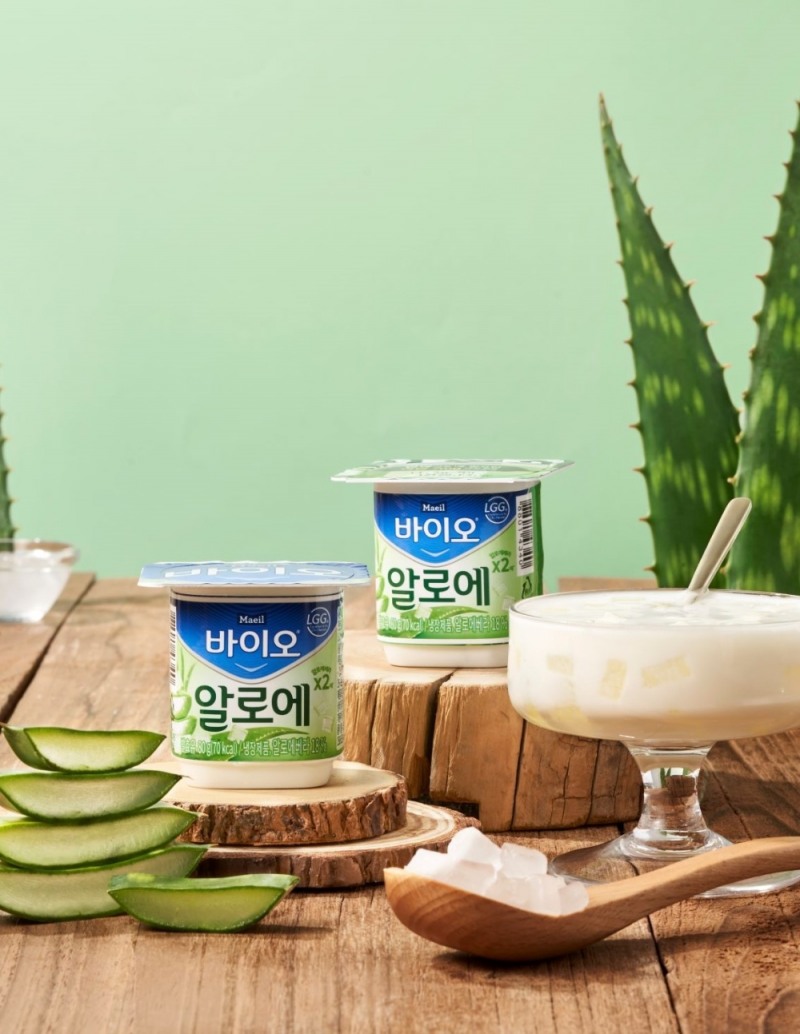 매일바이오 알로에 요거트 제품 사진