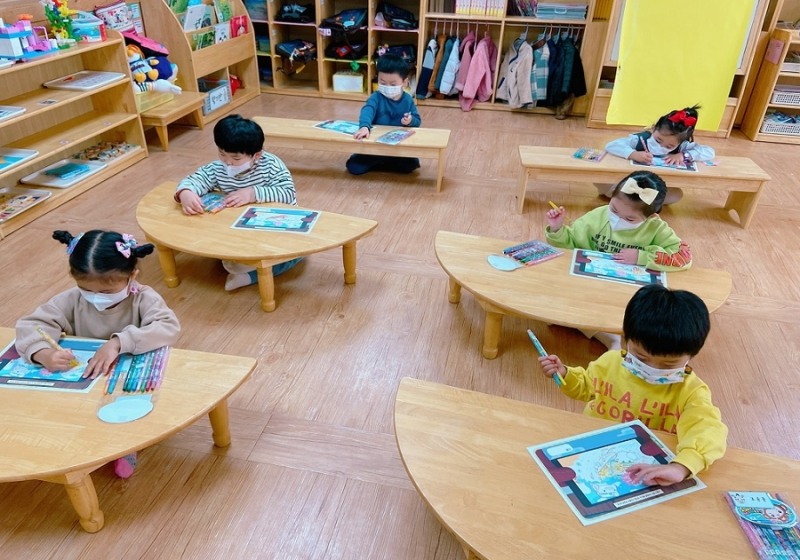 사진=유아시범교육 활동