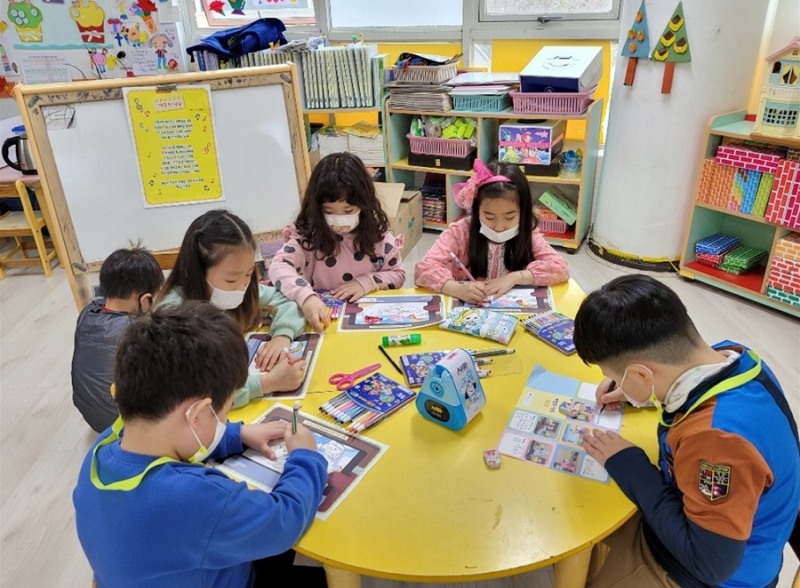 사진=유아시범교육 활동
