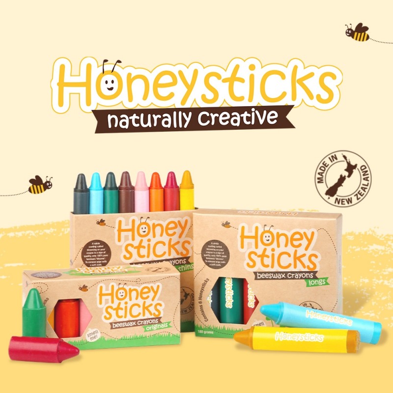 뉴질랜드 무독성 아기 크레용, 허니스틱 론칭