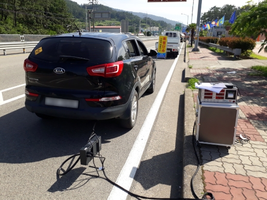 자동차 배출가스 특별 단속/사진=진도군