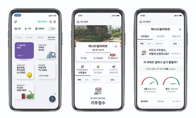 하나은행, 아파트 맞춤서비스 '부동산 리치고' 출시