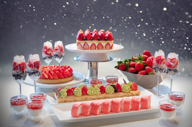 제주신화월드 ‘딸기&녹차’ 디저트 뷔페 / 사진 = 제주신화월드