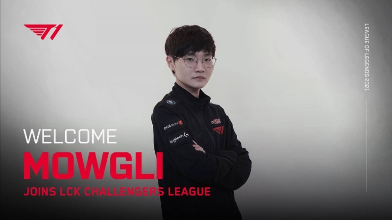 T1 LoL 2군의 정글러로 합류한 '모글리' 이재하(사진=T1 SNS 발췌).