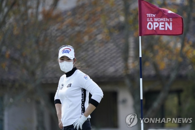 마스크 쓴 김아림