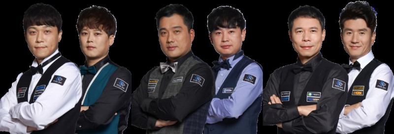 허정한팀 결승직행. 안지훈팀 막판 4강 합류. 2위 차명종팀, 3위 최성원팀-코리아당구그랑프리