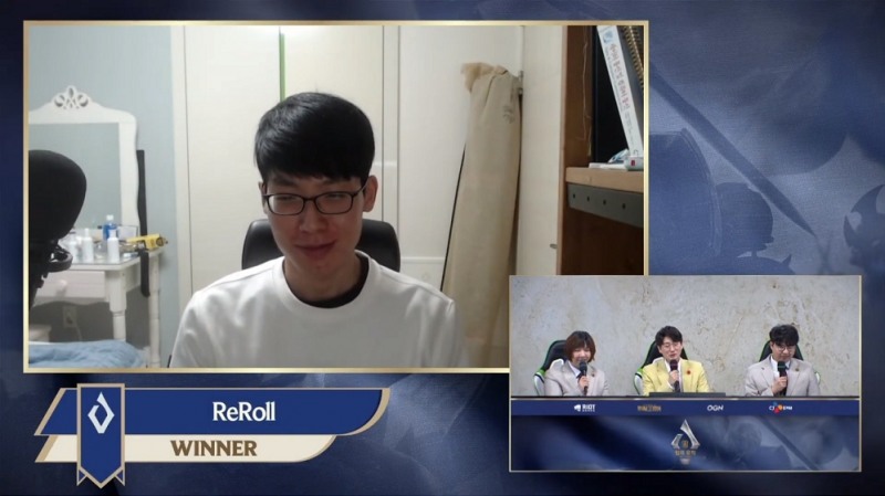 레전드 오브 룬테라 첫 시즌 토너먼트, 한국의 'ReRoll' 우승