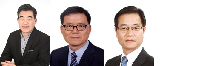 (사진=현대차그룹) (왼쪽부터) 신재원 현대자동차 사장, 이규오 현대기아 부사장, 김세훈 현대기아 부사장