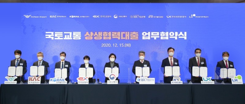 IBK기업은행, 국토교통 분야 중소기업 자금 지원 위한 상생협력 업무협약 체결