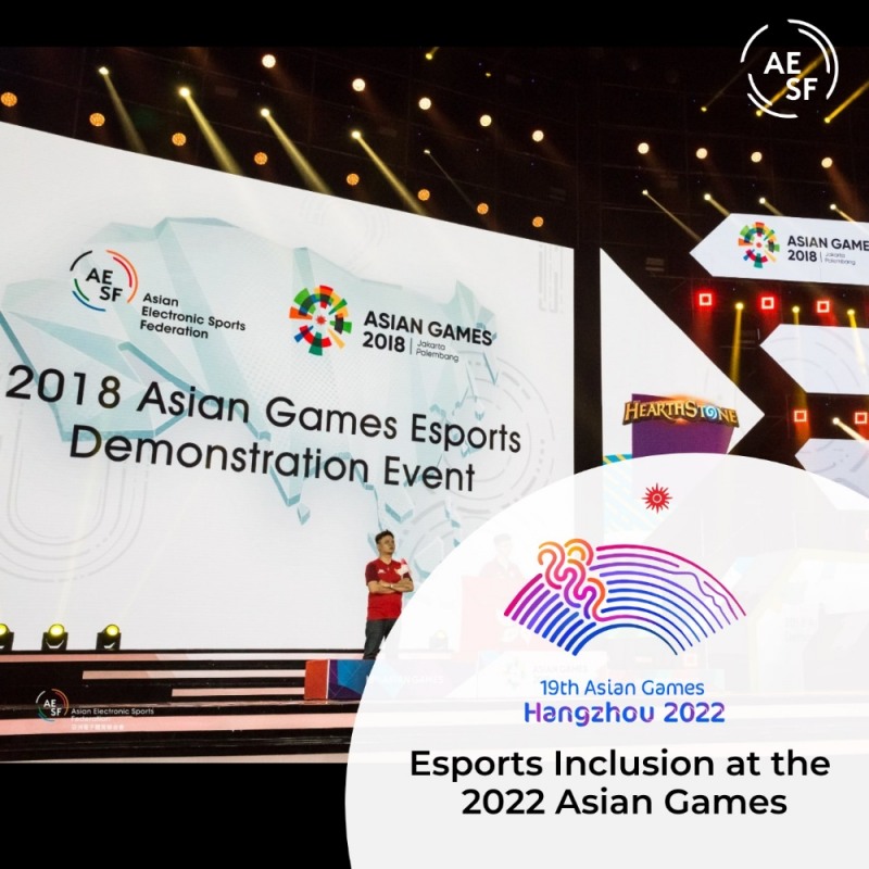 AESF가 2022년 중국 항저우에서 열리는 아시안 게임에 e스포츠가 정식 종목으로 참가한다고 밝혔다.