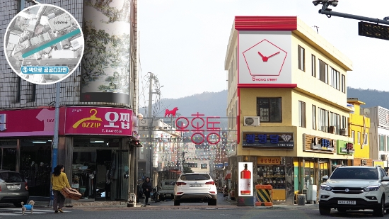진도읍 남문로 상가/사진=진도군