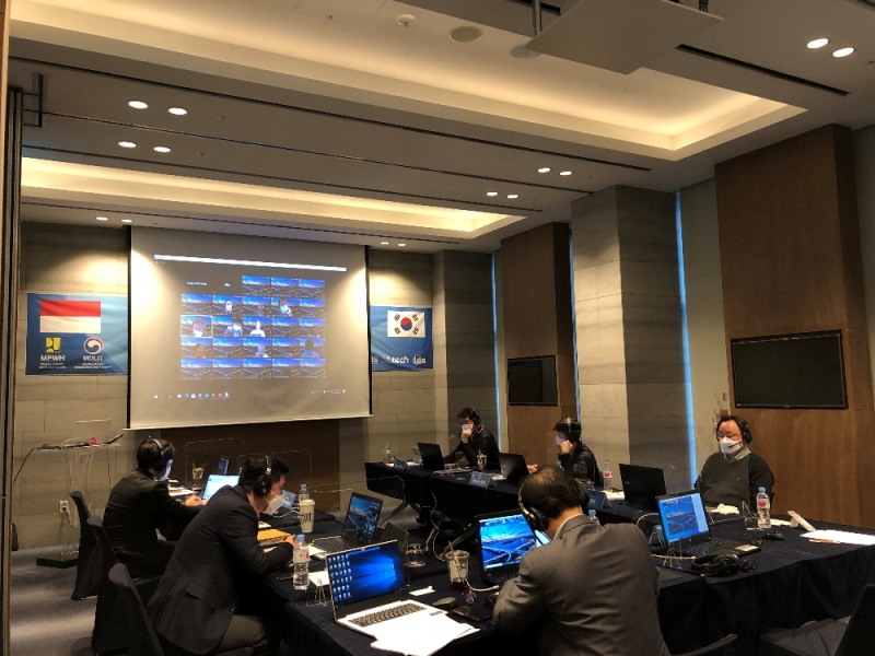 국토안전관리원, 인도네시아와 '영상 워크숍' 개최