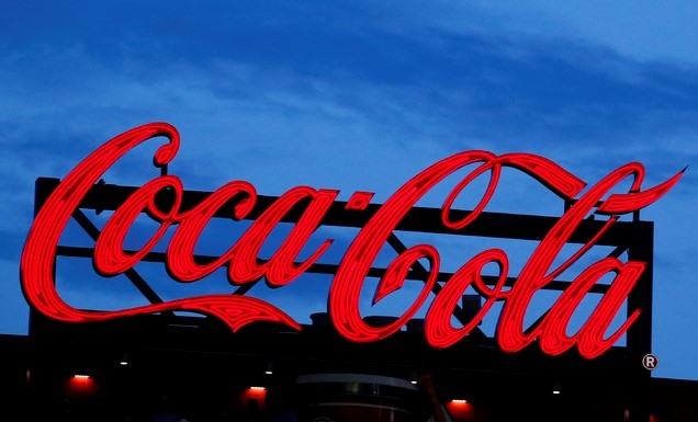 지난 2019년 7월20일(현지시간) 미 애틀랜타에서 촬영된 사진에서 코카콜라 광고판이 보이고 있다.