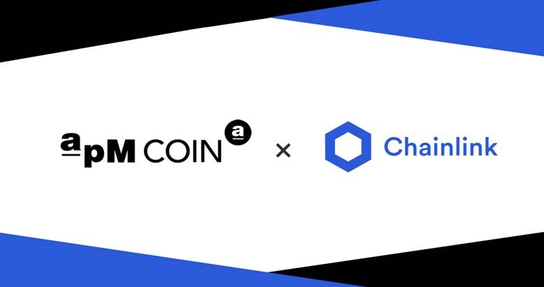 에이피엠 코인과 체인링크(Chainlink)의 협력 이미지