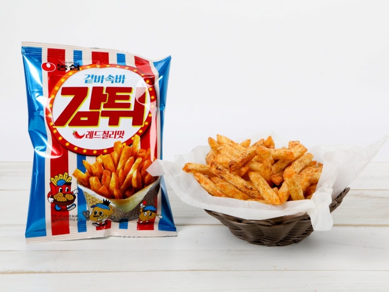 농심, 색다른 양념감자 스낵 ‘ 감튀 레드칠리맛’ 출시