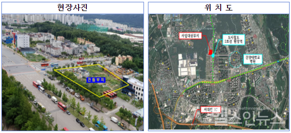 충남공공어린이재활병원건립개요-현장사진및위치도(보건복지부)
