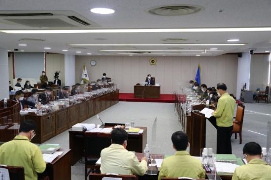 전남도의회 예결위 본회의 진행 장면/사진=전남도의회