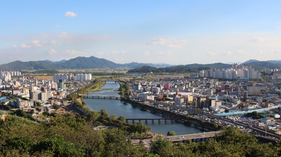 순천시 전경(동천주변)/사진=순천시