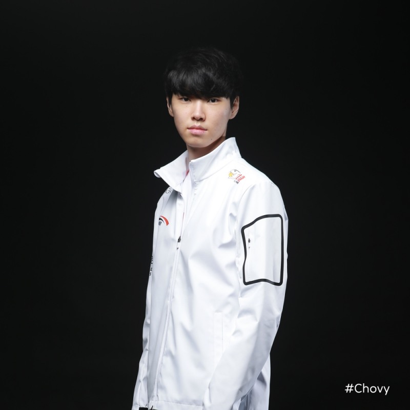 한화생명e스포츠의 미드 라이너 '쵸비' 정지훈(사진=한화생명e스포츠 SNS 발췌).