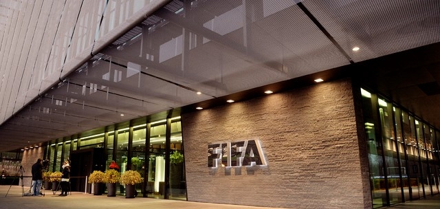 스위스 추리히에 있는 국제축구연맹( FIFA)본부.