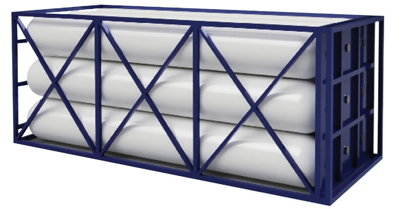 (사진=한화솔루션) 시마론의 넵튠 타입4 탱크.