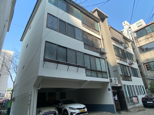 외벽 도장 후 모습
