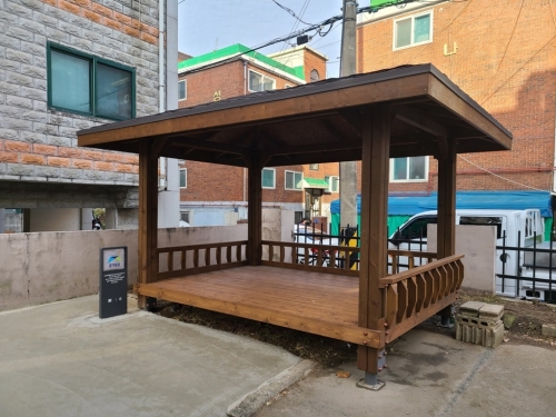 안양시 동안구 관양동 수정아파트 쉼공간 조성 모습