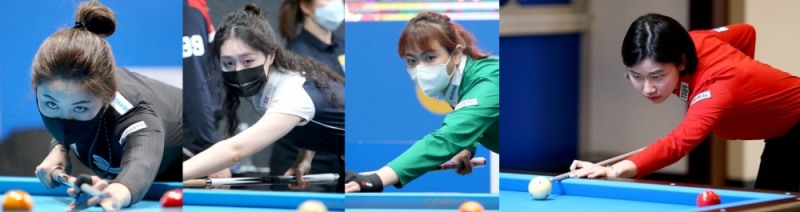 김가영-김갑선, 임정숙-김민아, 이미래-김보미, 백민주-오수정 NH챔피언십 8강싸움