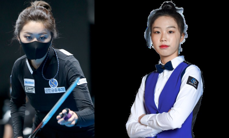 스승 김가영, 제자 서서아 3쿠션, 포켓볼서 ‘사제 출마, 8강 동행’