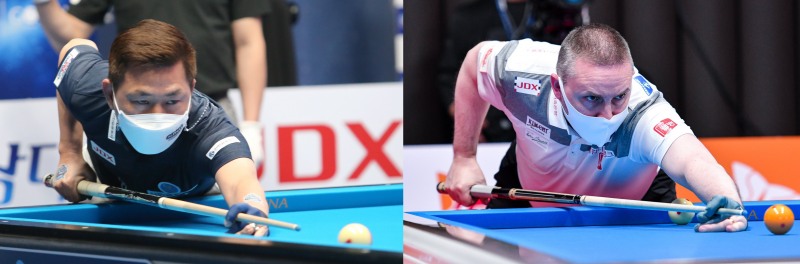 최강 쿠드롱 탈락 NH챔피언십 안개속으로. 마민캄-위마즈, 강동궁-신정주 8강격돌