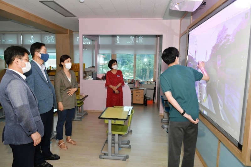 사진 = 학교 공간혁신 사업을 추진한 예천 감천초등학교