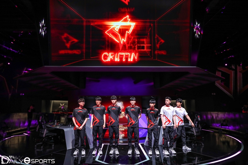 리그오브레전드 챔피언스 코리아(LCK)에 출전했던 그리핀.