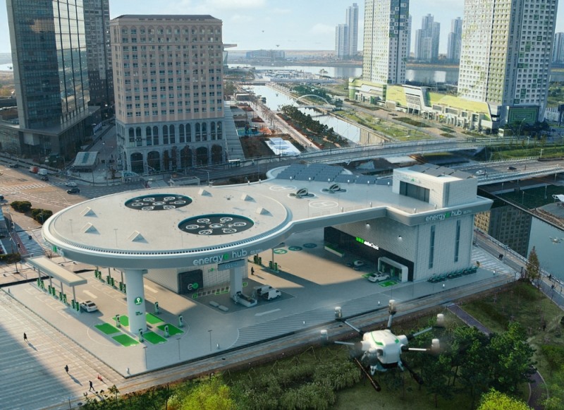 GS칼텍스, 드론 배송과 미래형 주유소 CES에 선보인다