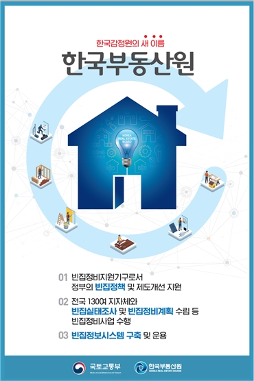 한국부동산원, 국토부 기관 표창 수상... 빈집 재생 정책지원 공훈 인정