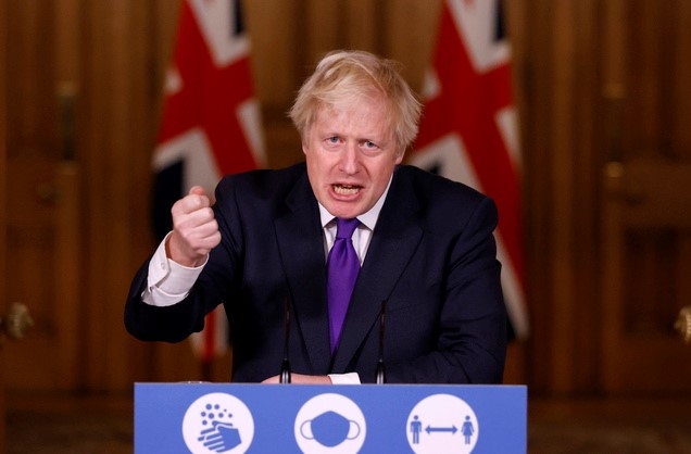보리스 존슨 영국 총리.