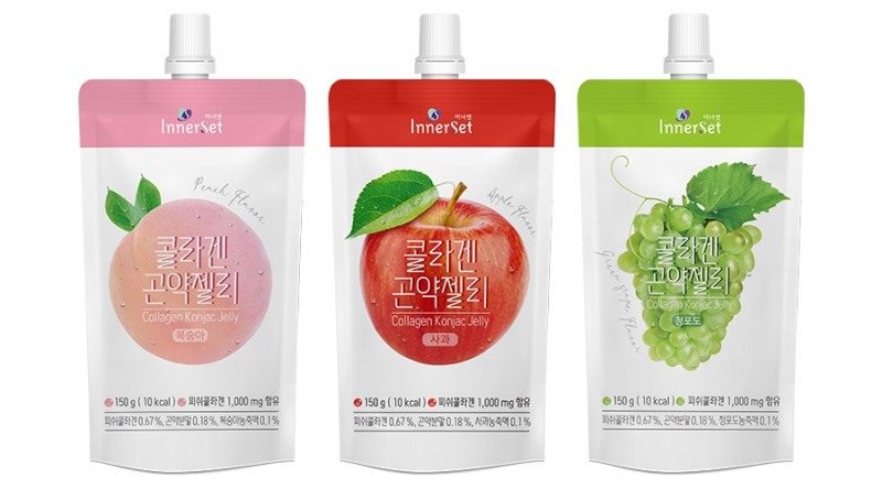 휴온스내츄럴, '이너셋 콜라겐 곤약젤리' 3종 출시