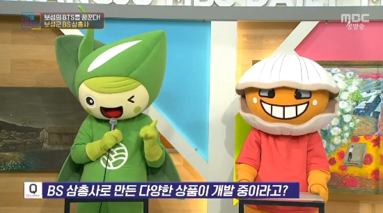 보성군 특산품 캐릭터 BS삼총사/사진=보성군