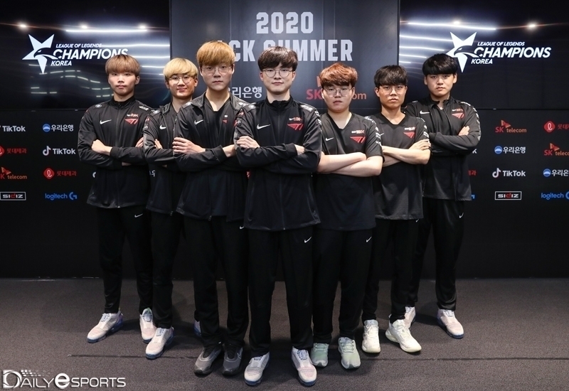2020 LCK 서머 당시 T1.