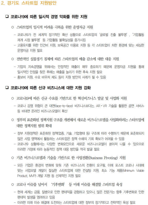 경기도 스타트업 84%, “코로나19로 힘들어요”