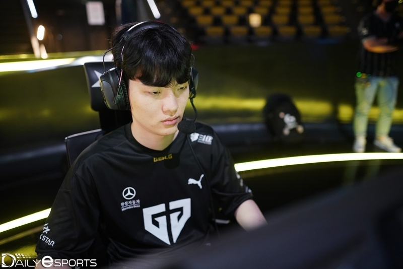 젠지 e스포츠의 톱 라이너 '라스칼' 김광희.